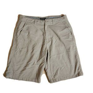 Hang Ten Shorts 32 Gray Pockets Stretch